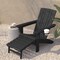 Flash Furniture Black Adirondack Chair with Ottoman and Cupholder LE-HMP-1045-110-BK-GG - alternate 7